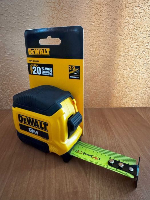РОЗПРОДАЖ DeWALT рулетки 3м/5м/8м/30м