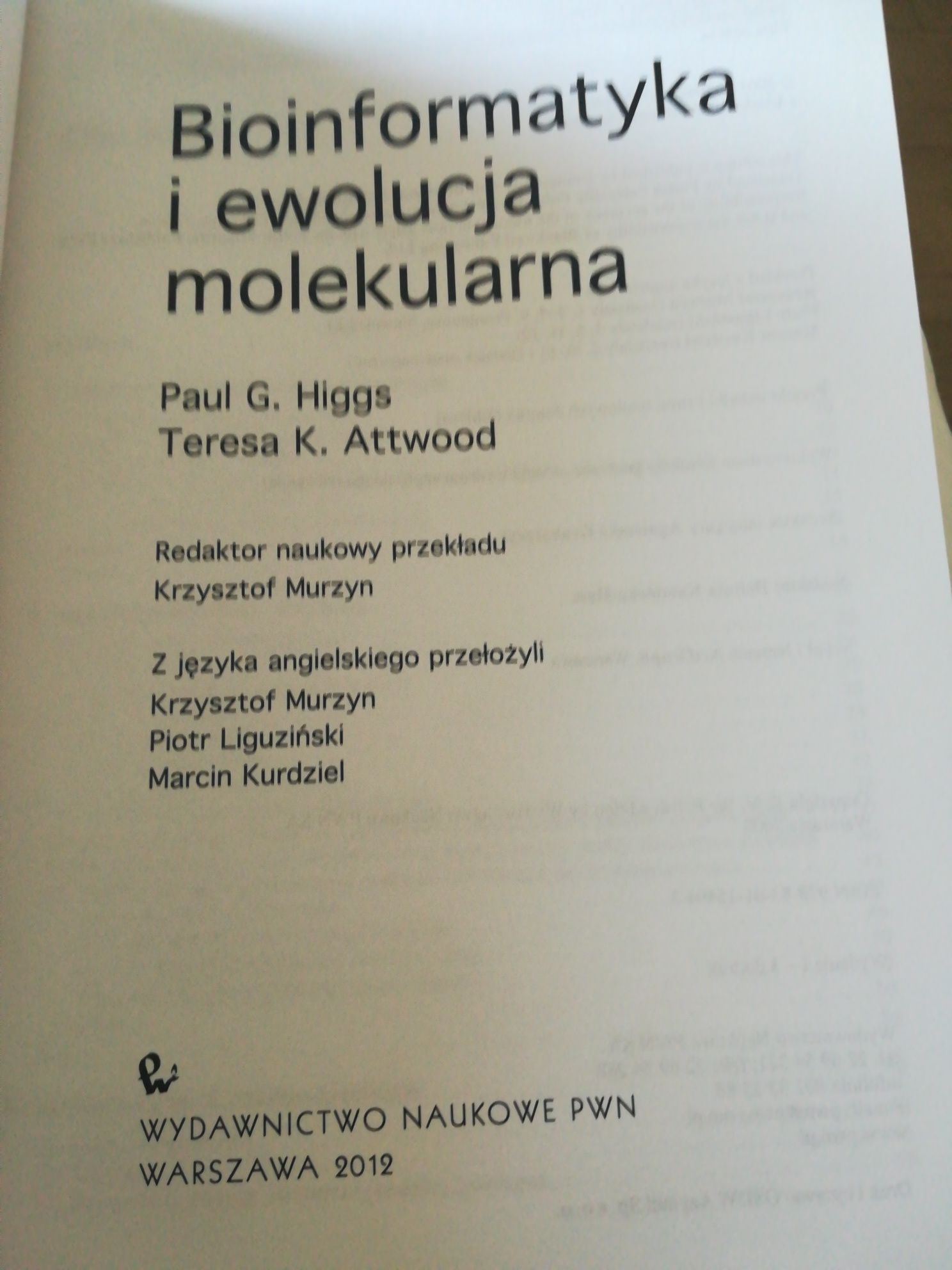 Bioinformatyka i ewolucja molekularna - Paul G. Higgs, Teresa K. A