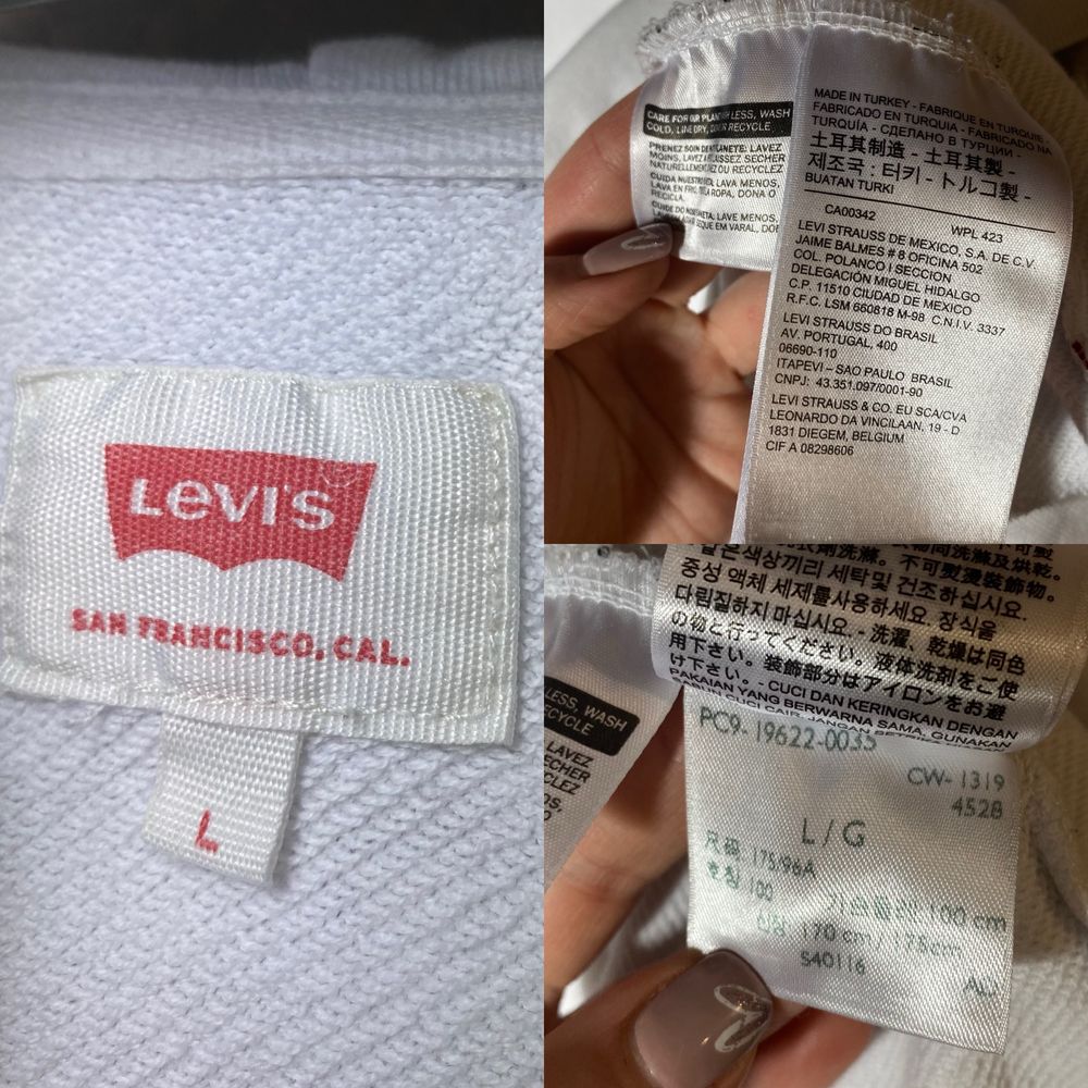 Кофта худи Levis L размер