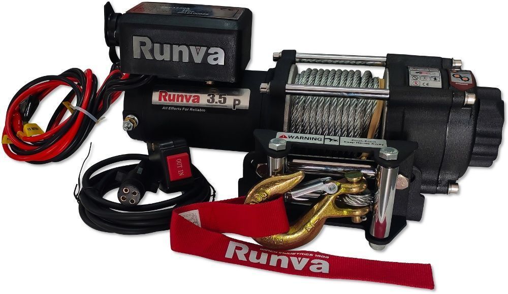 Wyciągarka Elektryczna RUNVA EWP 3500 12V 1588 KG QUADA ATV UTV [2428]