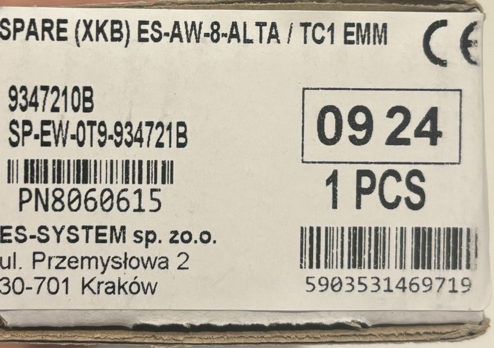 Moduł zasilacz awaryjny LED Es-System ES-AW-8-AL TA 4,8V bez baterii