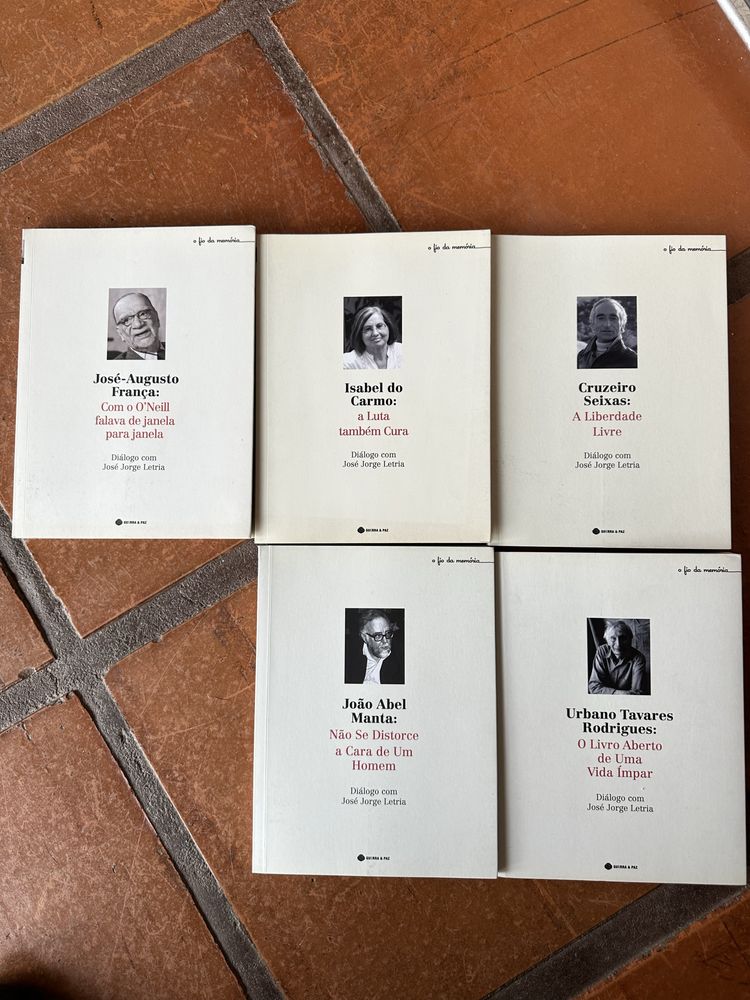 Coleção livros o fio da memória com diálogo