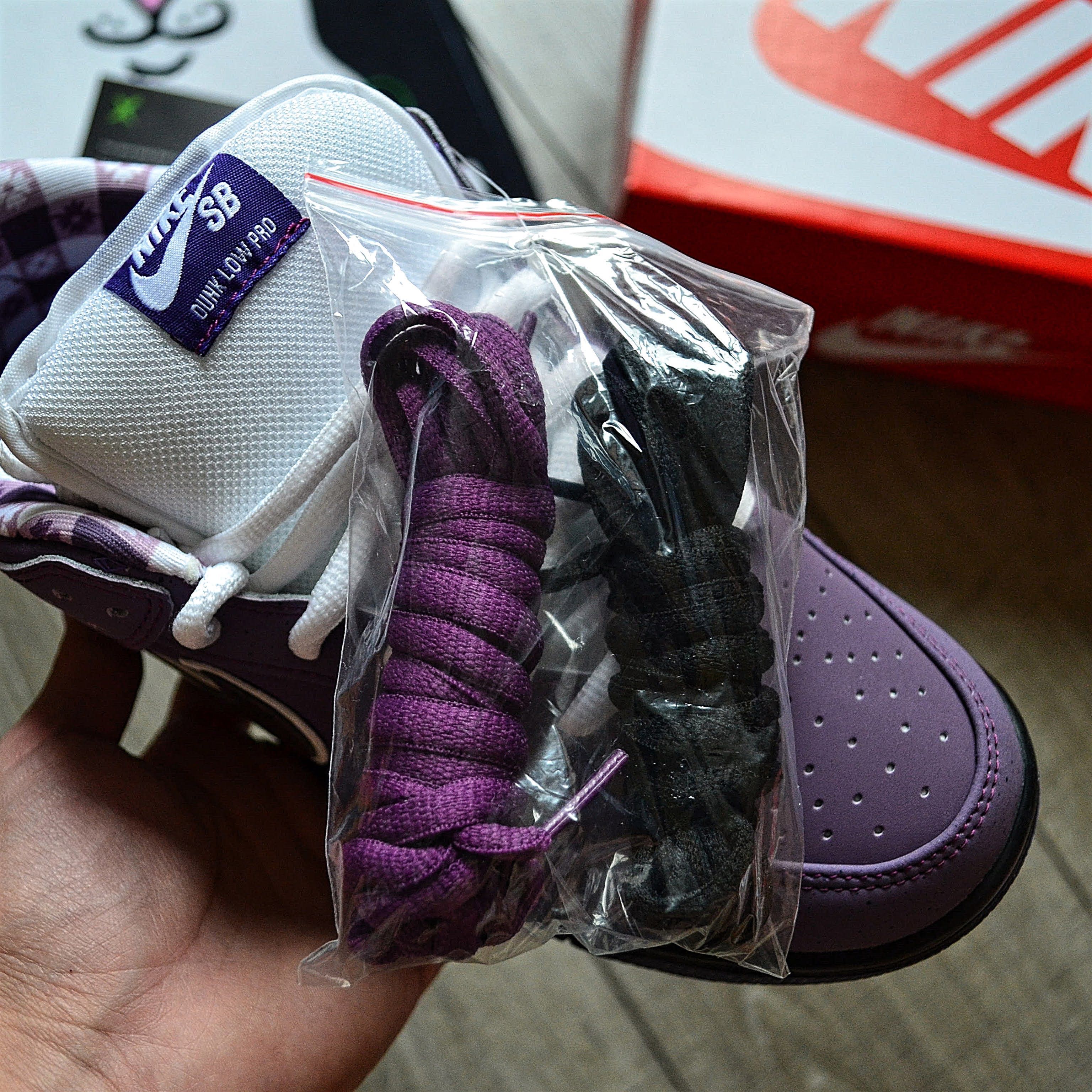 Мужские кроссовки Nike Concepts x Dunk Low Pro SB 'Purple Lobster'