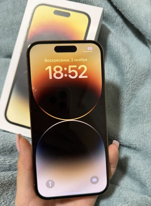 iPhone 14 Pro 128 Gold Neverlock в ідеальному стані +ПОДАРУНОК