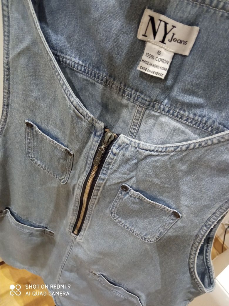 Sukienka jeansowa NY Jeans szmizjerka S 36