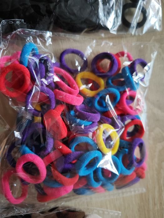 Gumki do włosów 100 sztuk