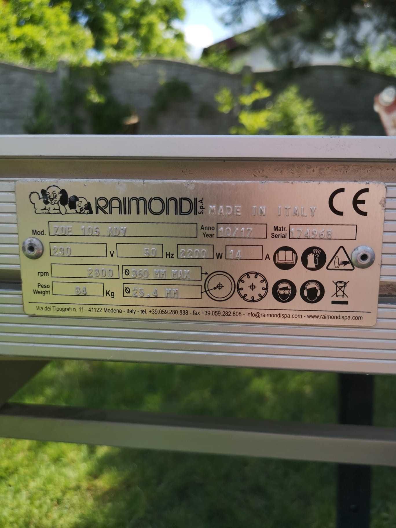Maszyna do cięcia płytek - RAIMONDI ZOE105