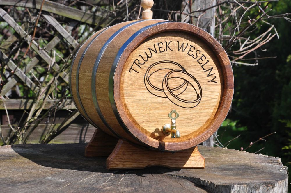 Beczka Dębowa 3L 4L 5L 10L 15L 20L Grawer Opalanie Na whisky bimber