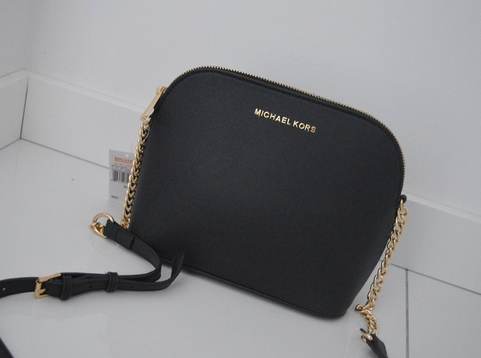 MICHAEL KORS JET SET mini CINDY listonoszka z łańcuszkiem OKAZJA