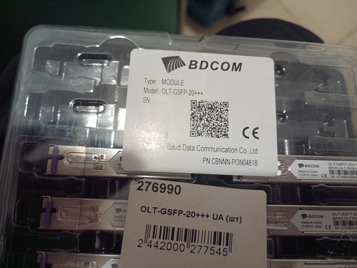 Трансивер BDCOM EPON OLT-GSFP-20+++ – SFP GEPON СФП модуль бдком