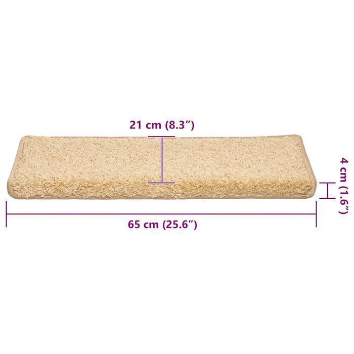 Vidaxl Maty Na Schody 30 Szt. 65X21X4 Cm Brązowe