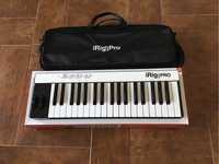 Vendo teclado/controlador midi Irig Pro Keys e case original.