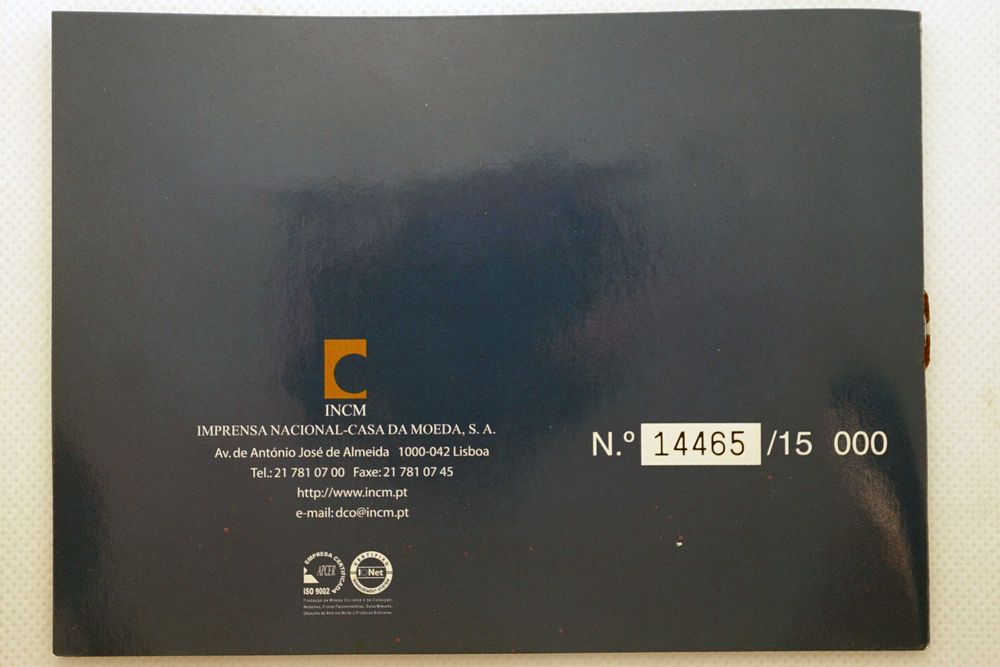 3 Moedas Portugal em Proof - 2002 - quantidade feita 15000ex
