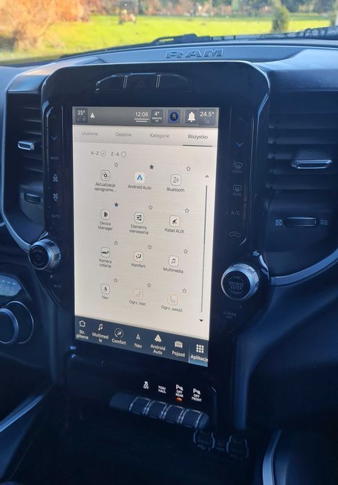 Dodge RAM 1500 DURANGO Polski jezyk mapa polskie menu USA