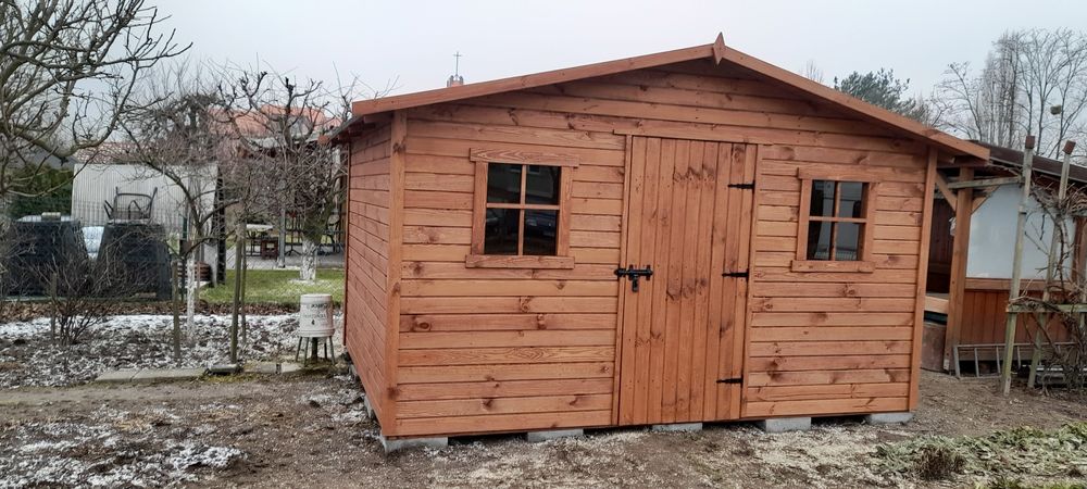 Domek ogrodowy narzędziowy 4x3 montaż