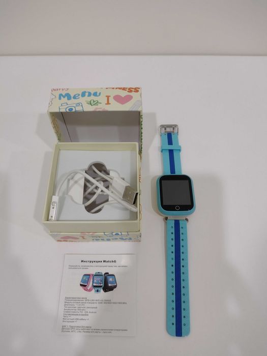 Смарт годинник дитячий Smart Baby Watch Q100 синій