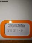 Złoty numer orange