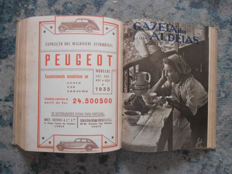 Gazeta das Aldeias, Vários números, Vários anos (Encadernados)