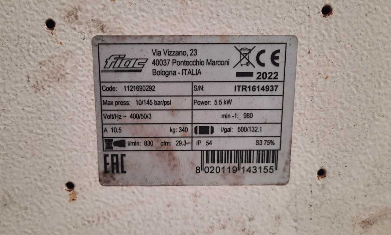 Kompresor śrubowy FIAC SCS958 - 500L Tylko 365 h pracy 2022r