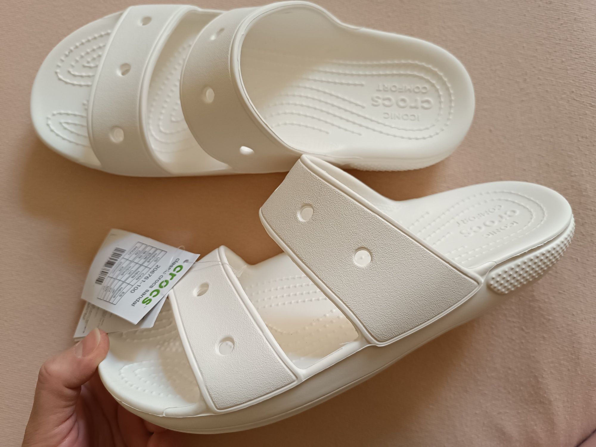 Crocs Classic sandal шлепанцы женские крокс +2 джибитса в подарок.