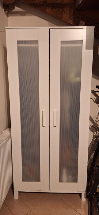 Szafa IKEA BRIMNES dwudrzwiowa biała 78/190 cm