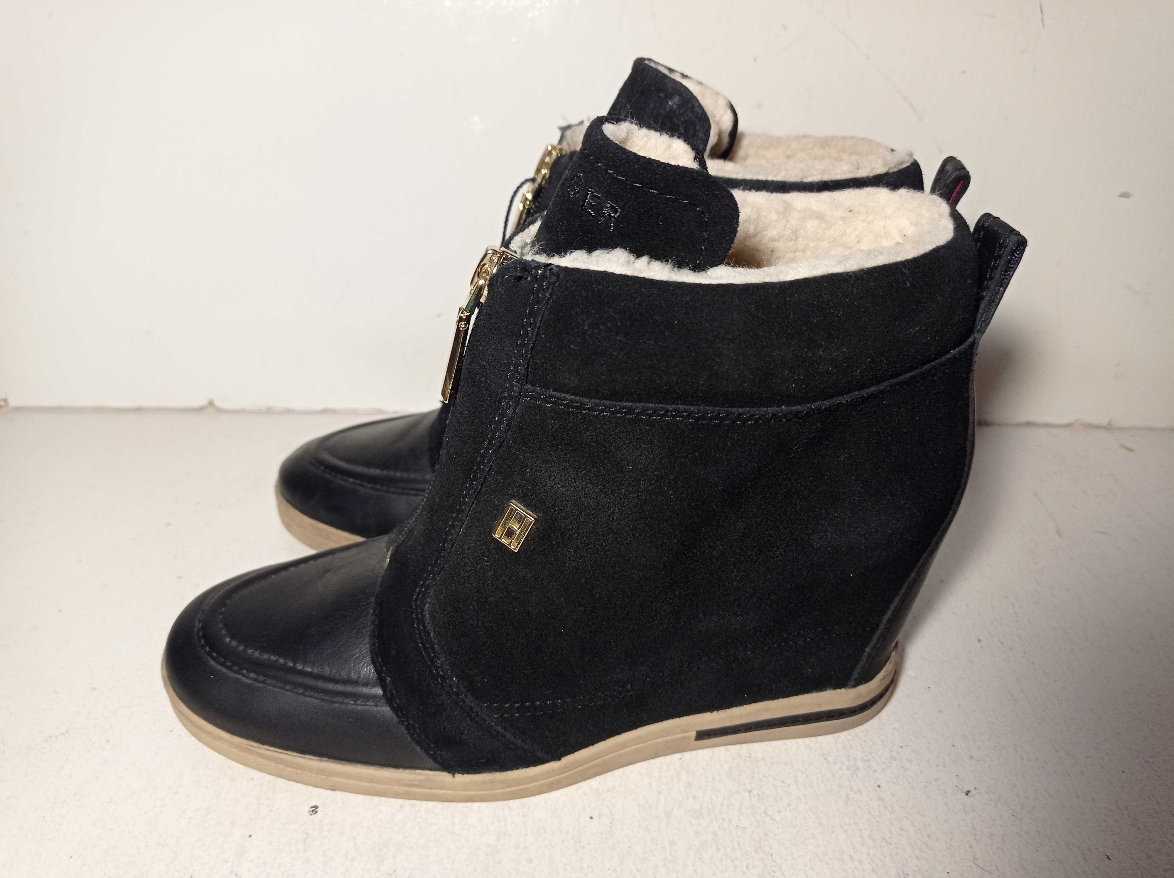botki skórzane Tommy Hilfiger