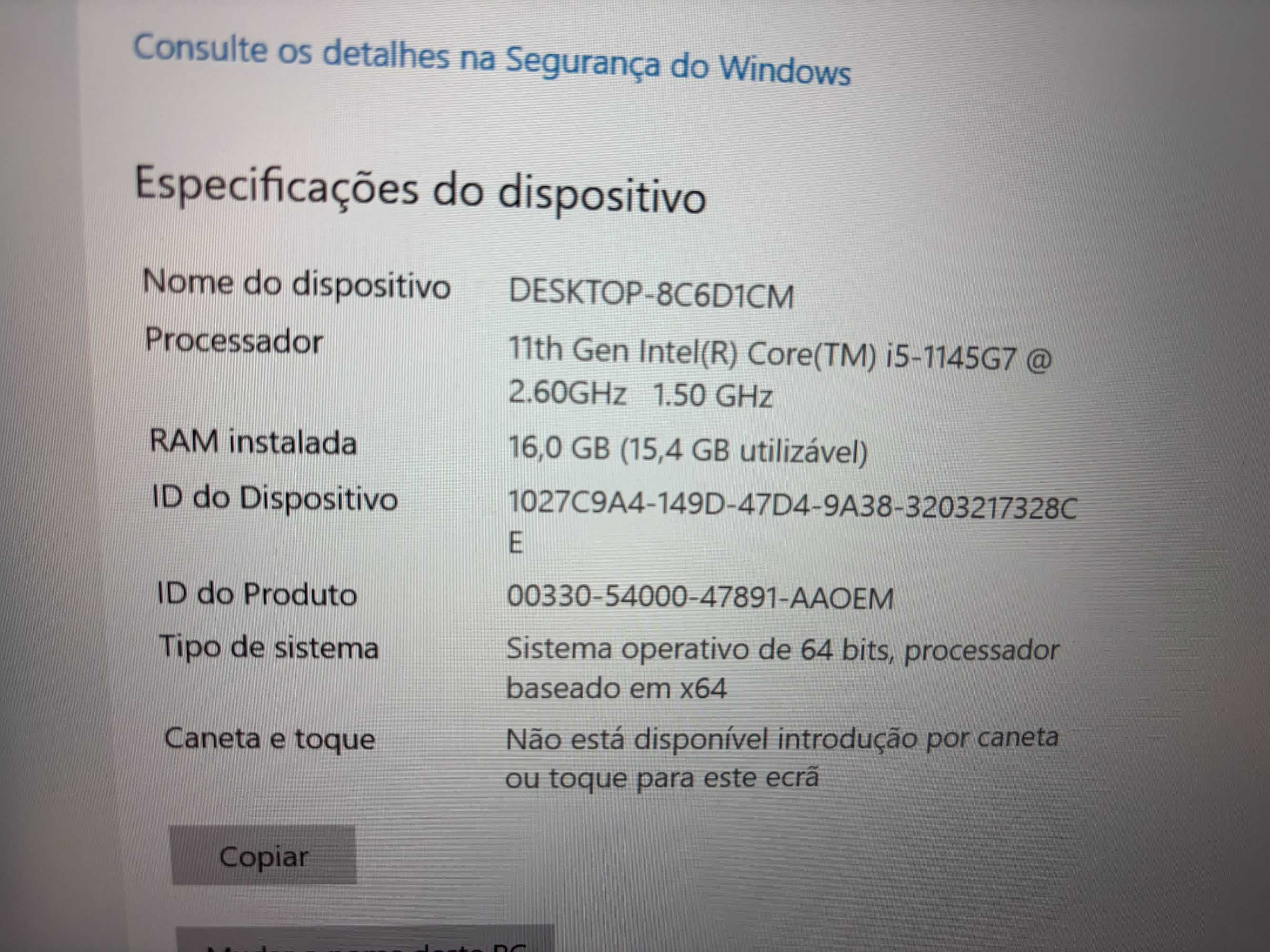 Portátil DELL Latitude 5420 - COM GARANTIA DELL