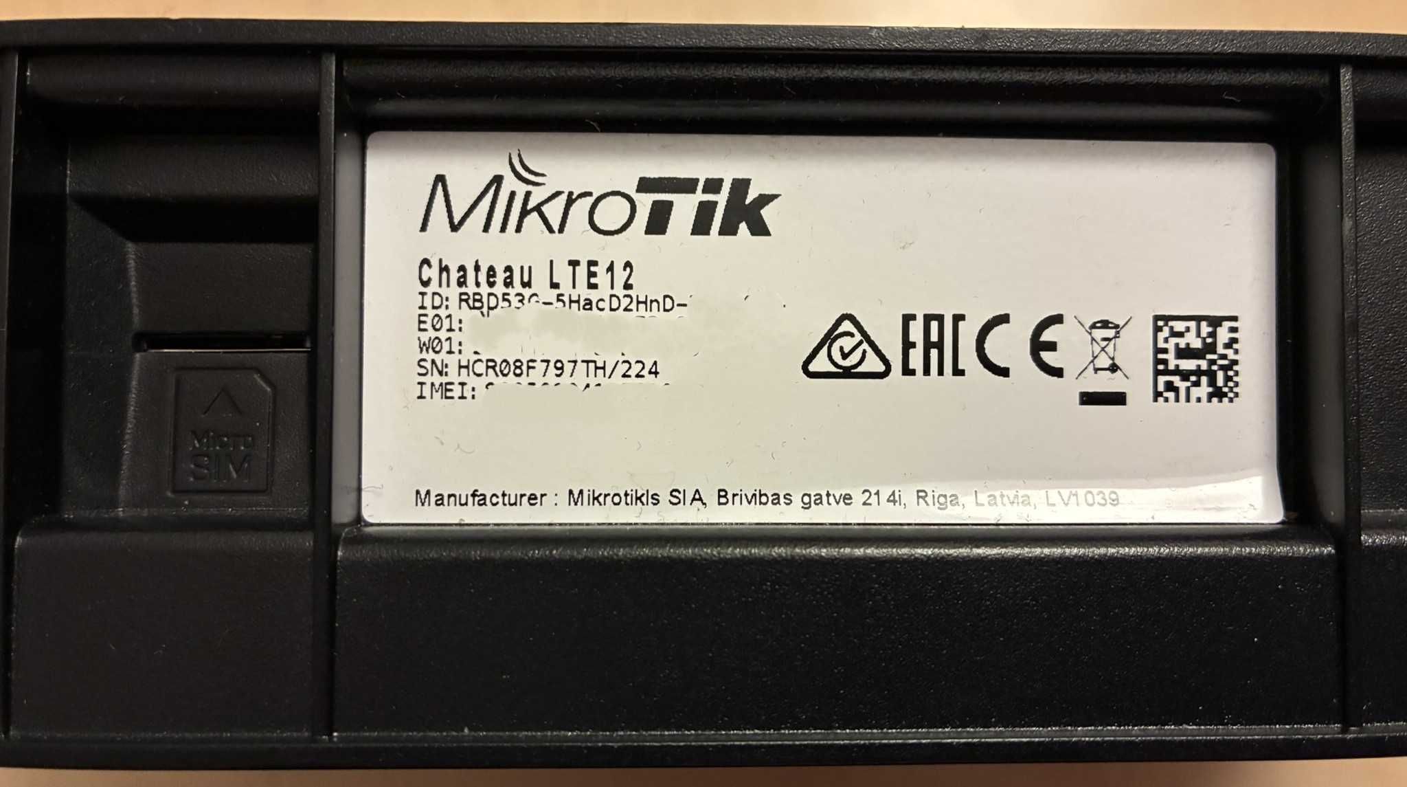 MikroTik Chateau LTE12, router LTE idealny na działkę! Zasilacz jest!