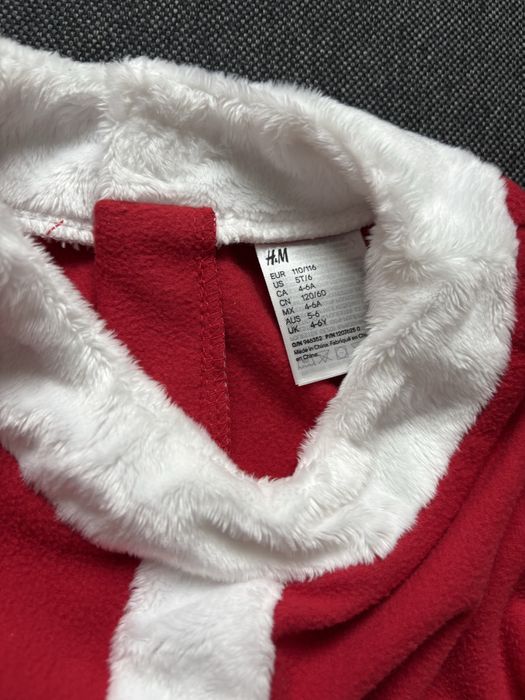 Strój świętego mikołaja h&m 110 jak nowy