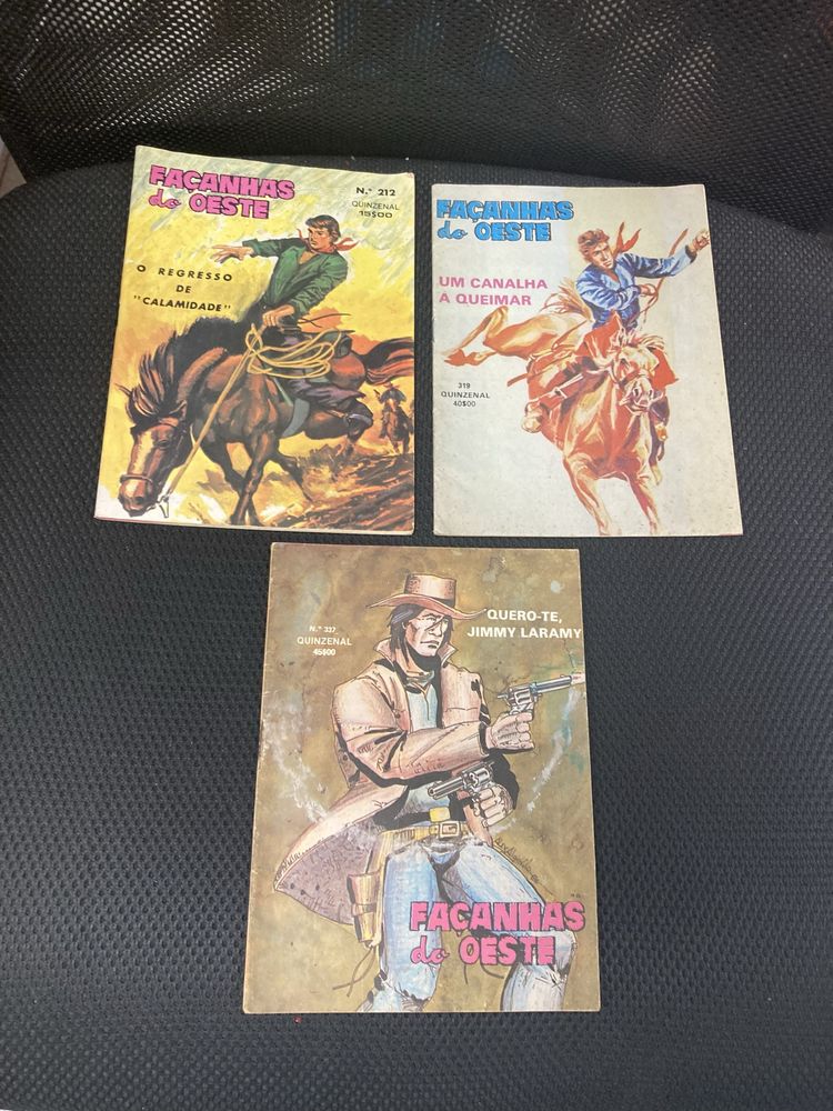 Livros BD Façanhas do Oeste, Caravana, Trovão