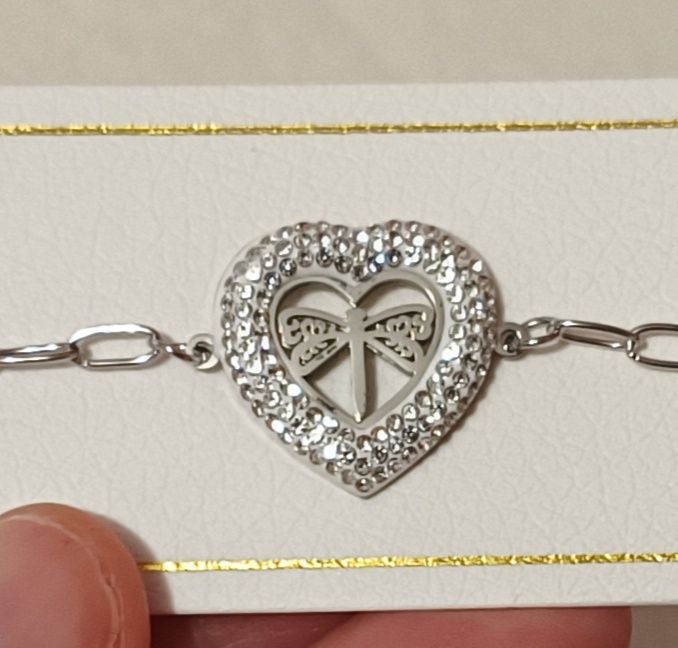 Pulseira Coração com libelinha