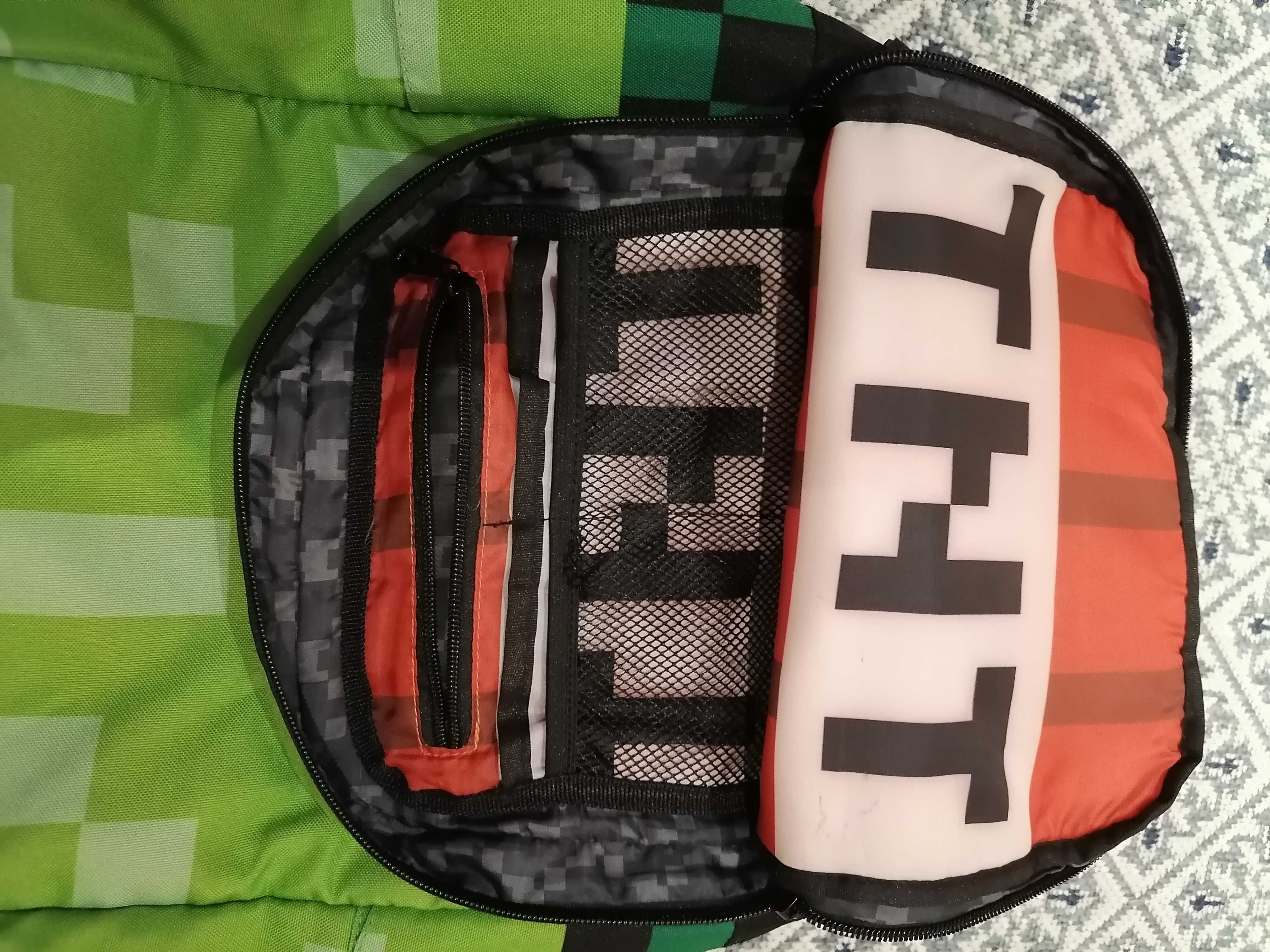 Mochila escolar minecraft