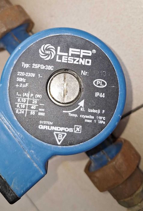 Pompa obiegowa 25POr30C - LFP - Leszno - Grundfos system