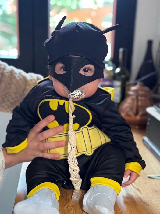Fato batman 0-6 meses
