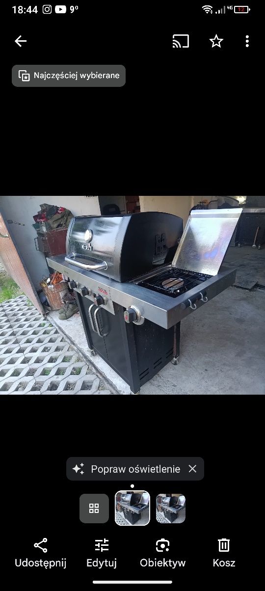 grill gazowy charbroil 3 sztuki