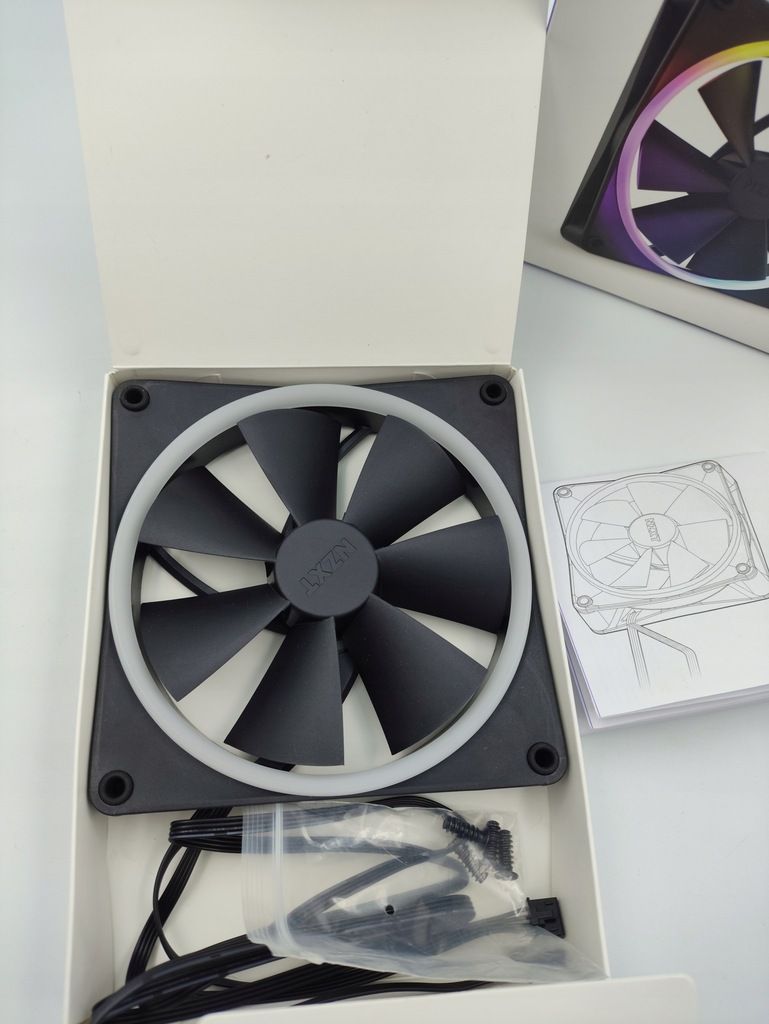 Wentylator NZXT 140 x 140 mm NZXT F140 RGB CORE pwm 2000 2x140mm