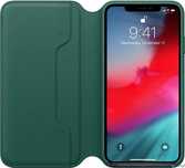 Leather Folio Case MRX42ZM/A iPhone Xs Max Zieleń. Plomba