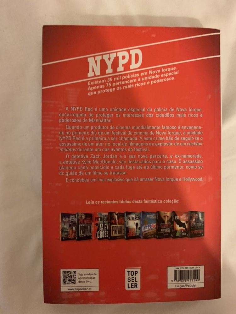 Livros NYPD Red James patterson