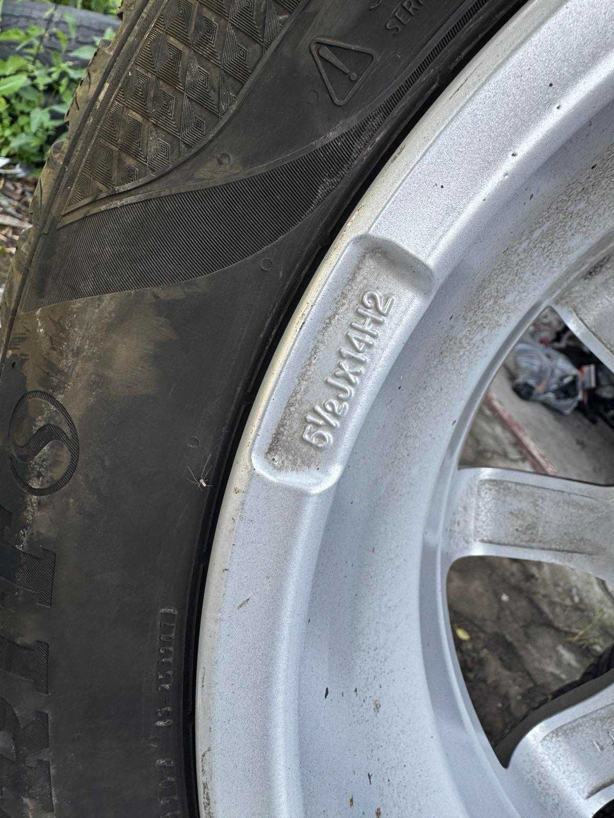 Титанові диски R14 4x100 5 1/2Jx14H2 ET35