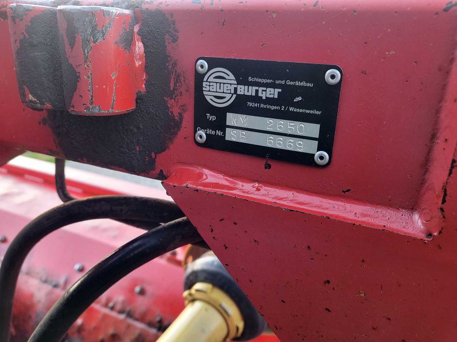 Mulczer Sauerburger  WM 2650 m  kosiarka bijakowa Gotowa do użycia