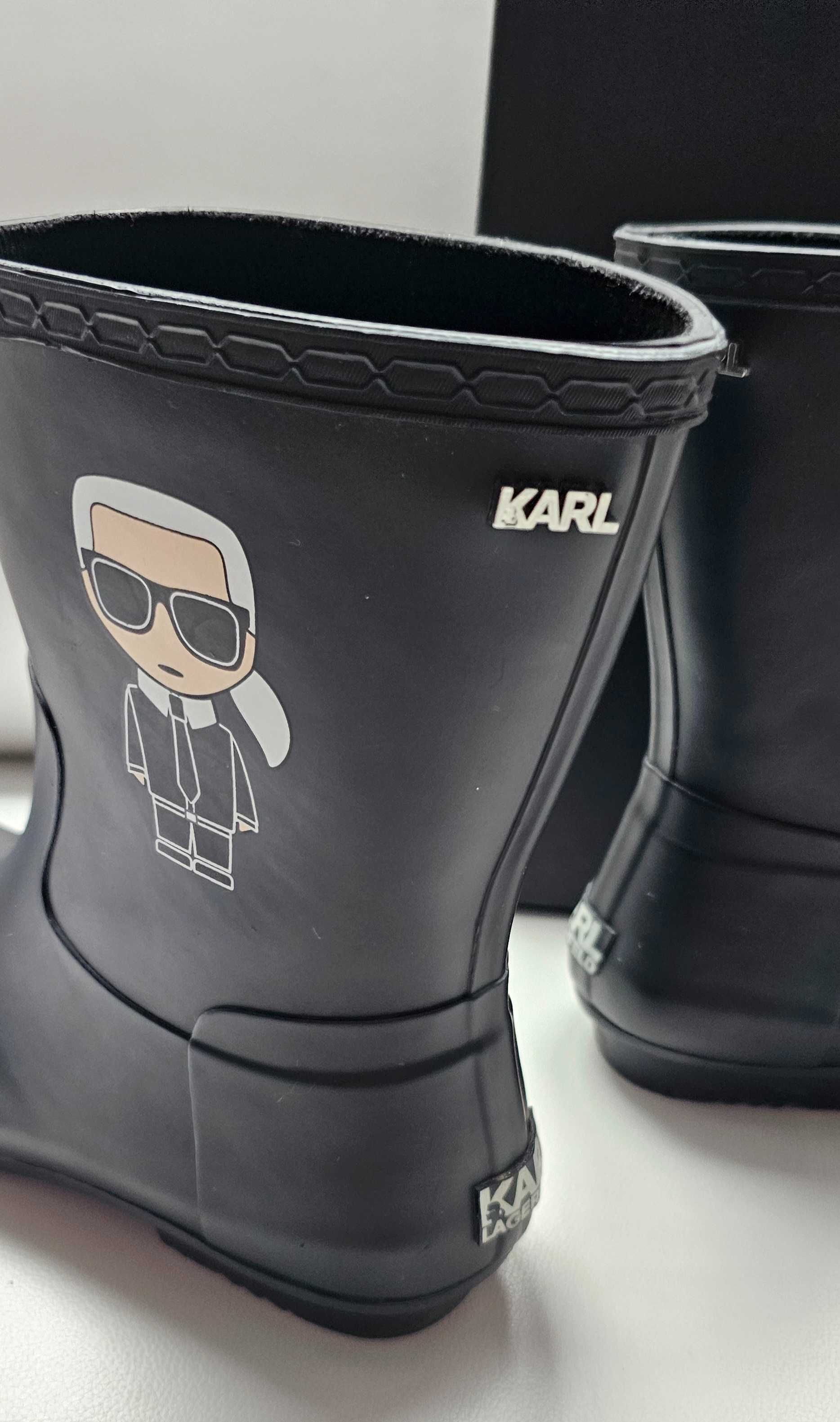 Karl Lagerfeld orginalne kalosze roz 41