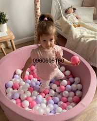 Дитячий сухий басейн  з кульками , бассейн сухой с шариками .