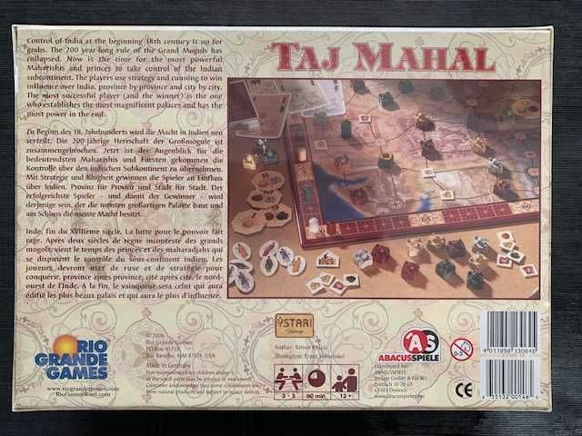 Jogo Taj Mahal - Rio Grande Games