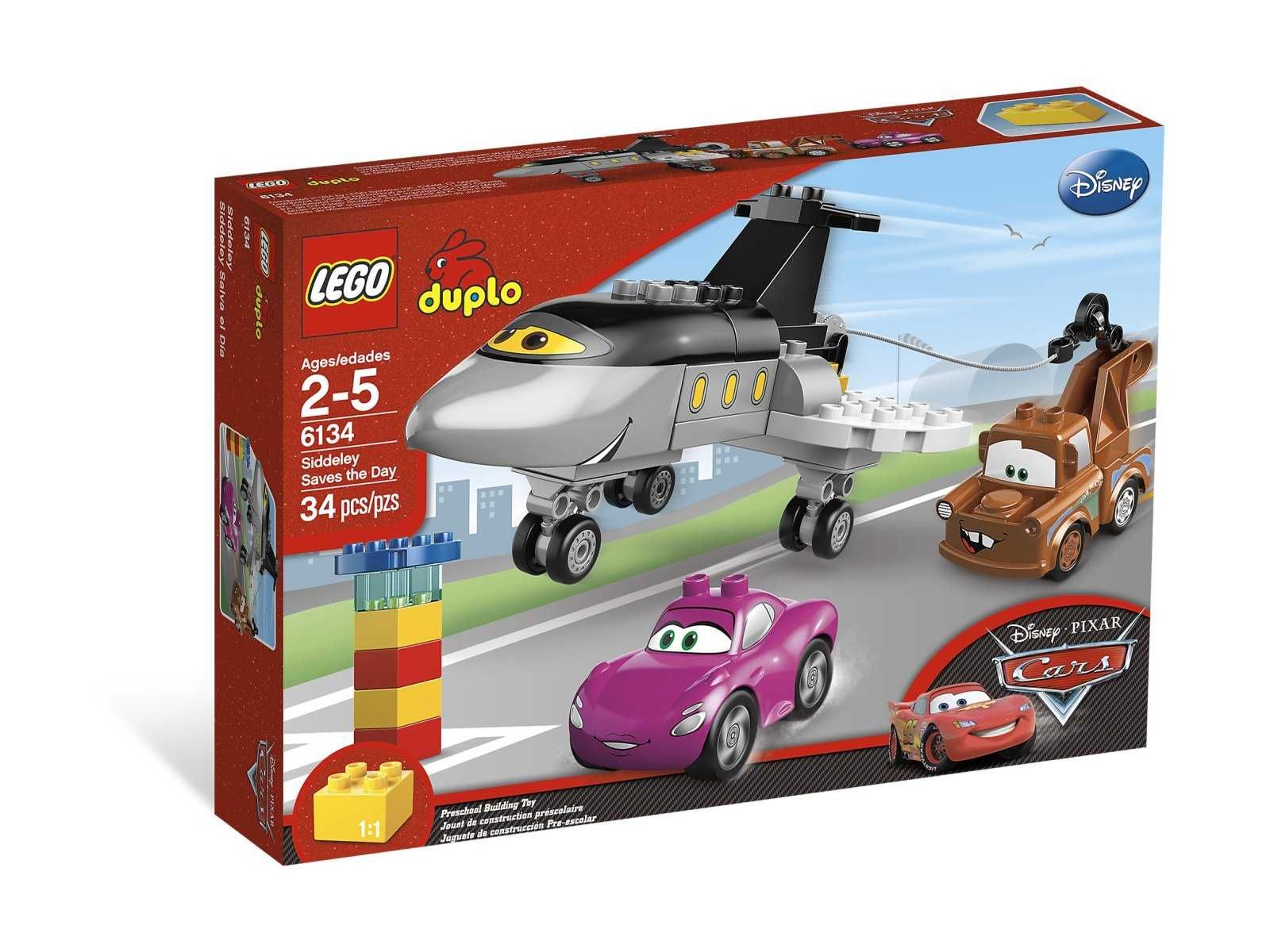 Lego Duplo 6134 Ścigawa na ratunek Samochód Samolot Auta Cars Plane