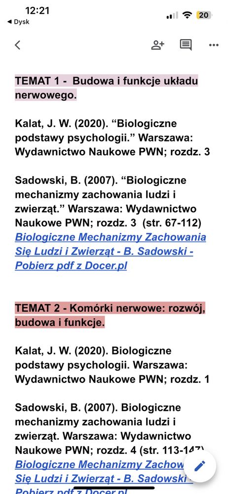 Notatki, pdf, psychologia, swps PIERWSZY I DRUGI ROK! Notatki do sesji