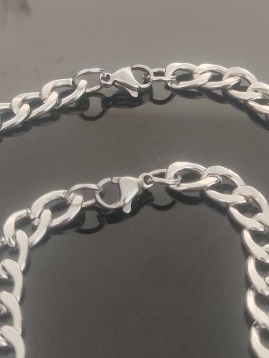 Colar e Pulseira Cubana "Hip Hop"