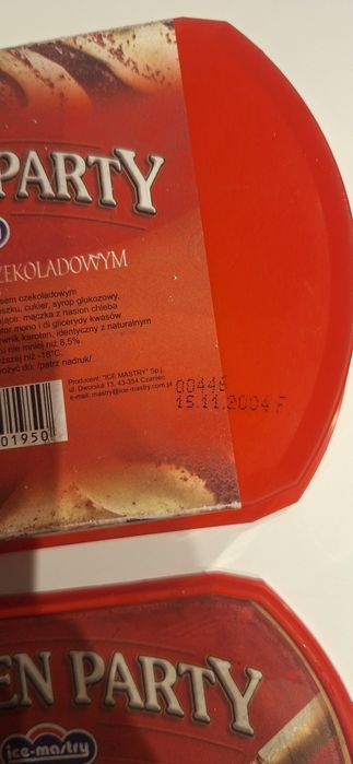 Stare pudełko po lodach