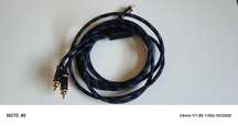Przewód/kabel AUX, Jack/cinch, długość 2,9m.