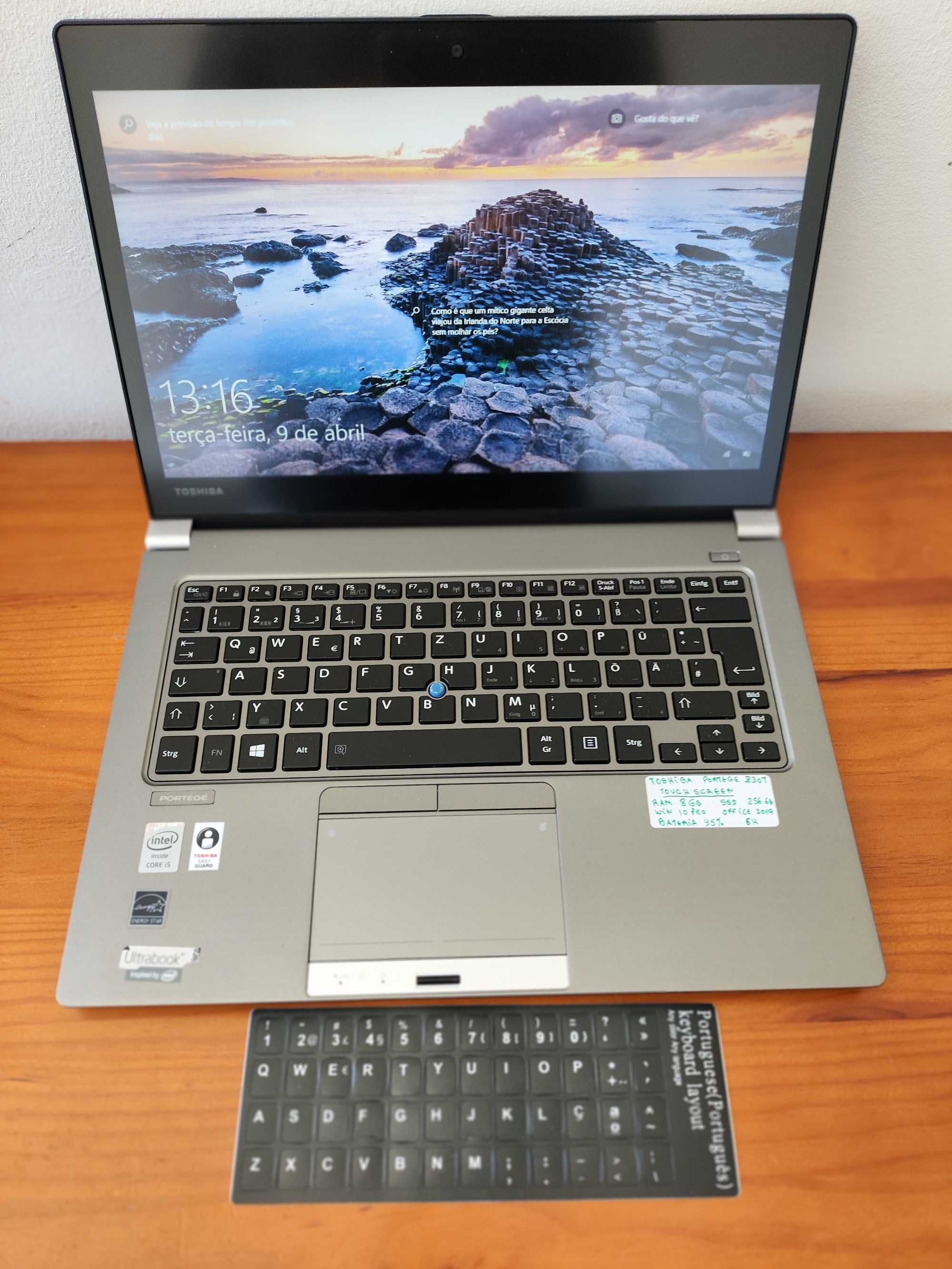 Toshiba Portégé Z30 Ultrabook, i5 - 8 GB de Ram, SSD 256 GB