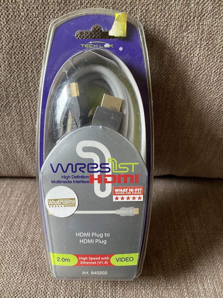 Kabel ethernet HDMI 2m